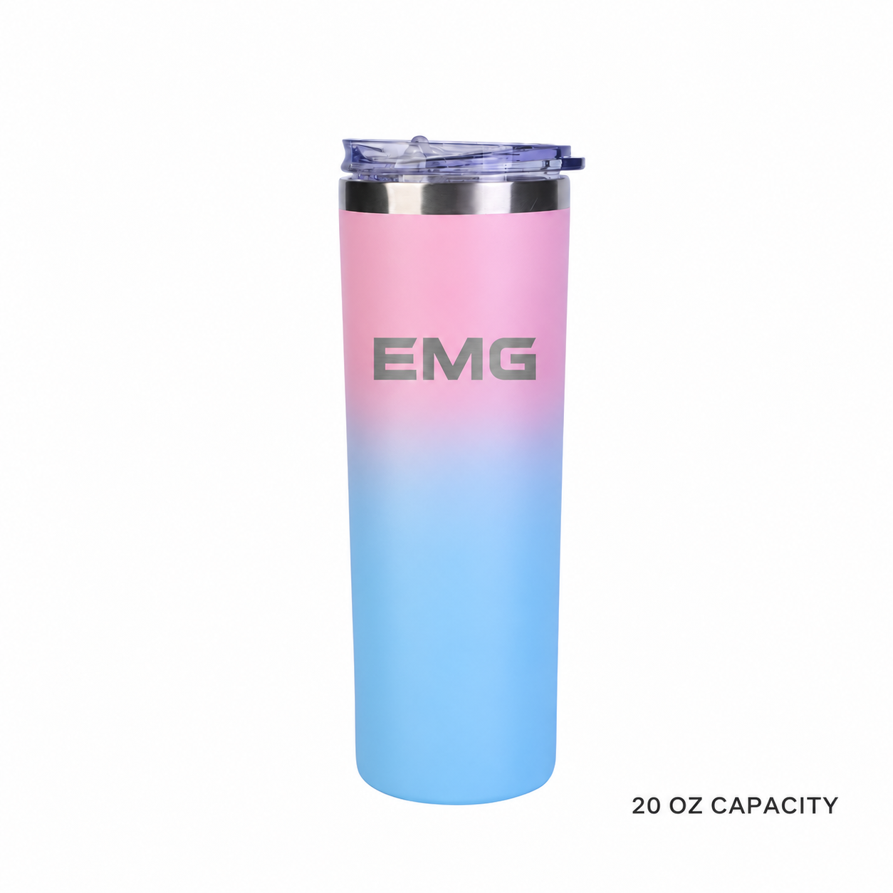 20 oz Stainless Steel Tumbler - Branded Hydration Essential view 2