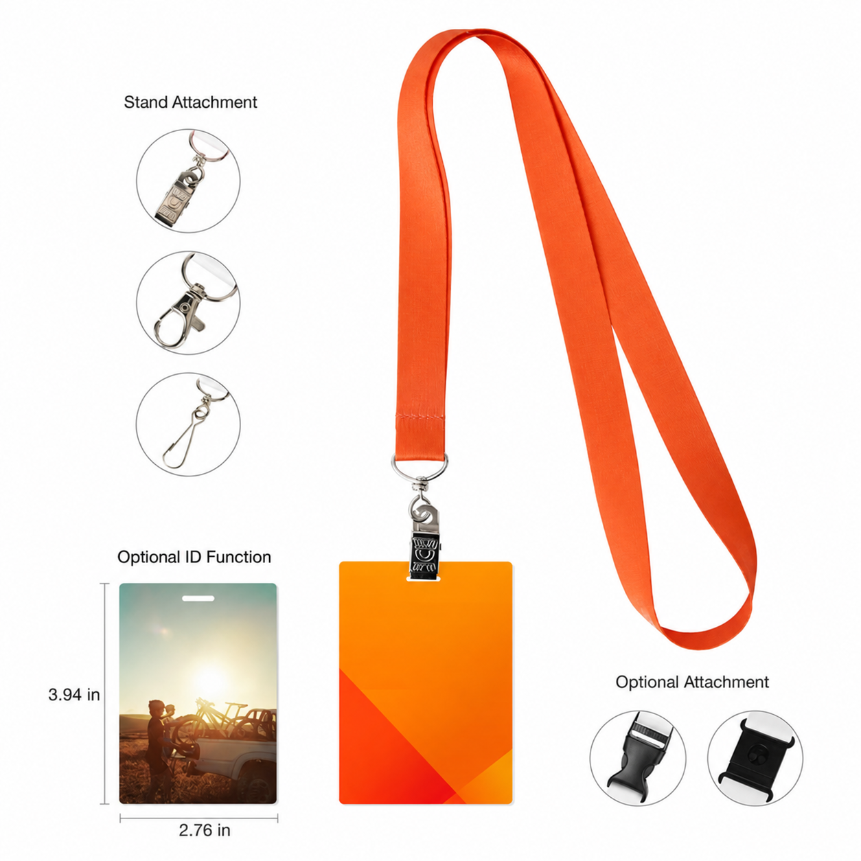 Lanyard with PVC Badge Holder - High-Impact Branded Giveaway