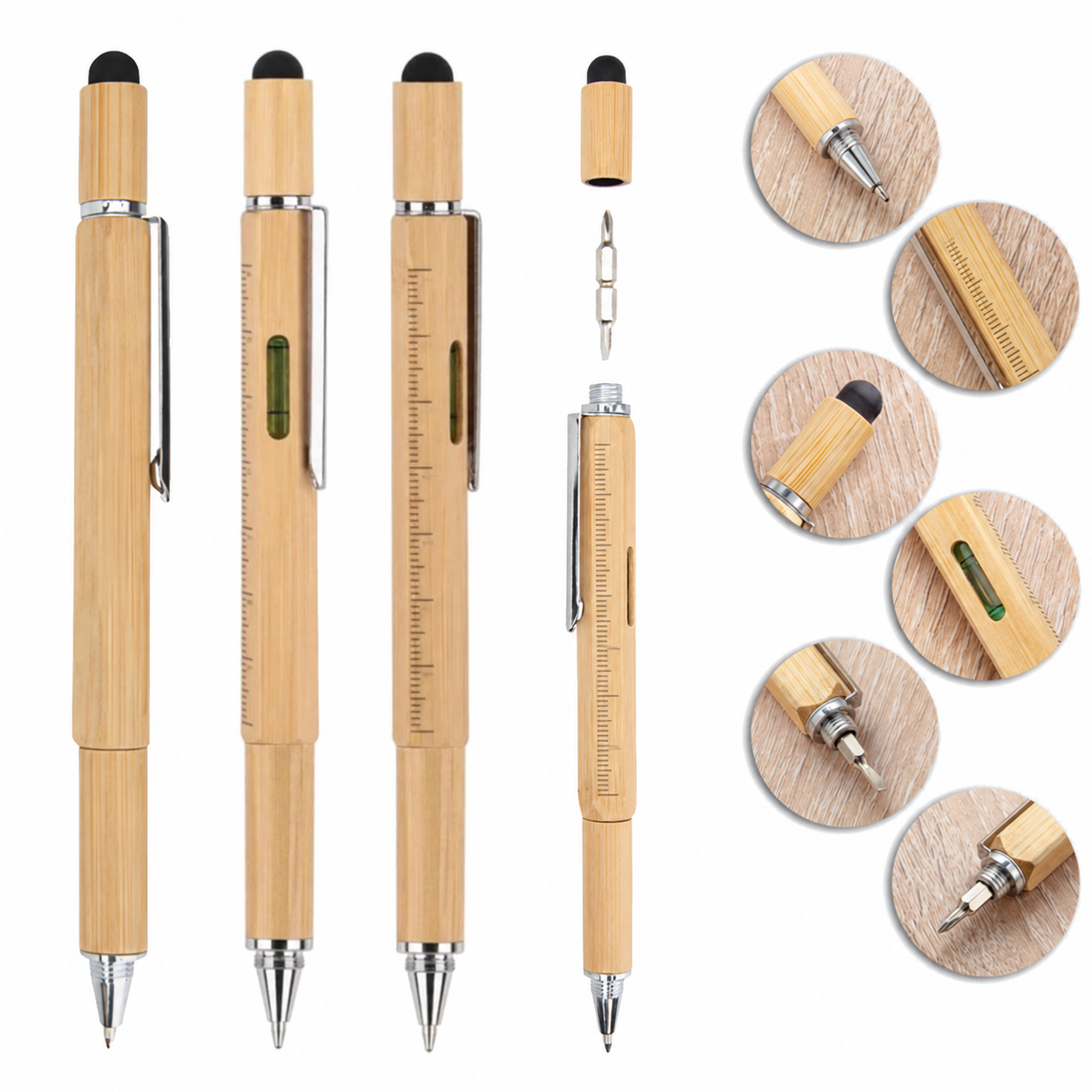 Bamboo Ballpoint Pen - Branded Office & Event Essential