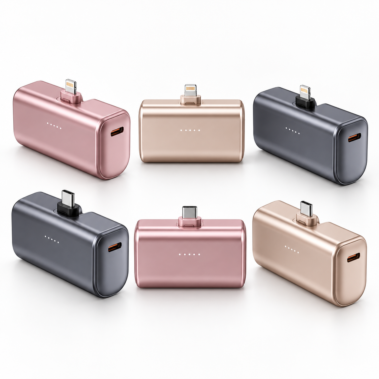 5,000mAh Foldable Plug Power Bank - Tech & Onboarding Gift