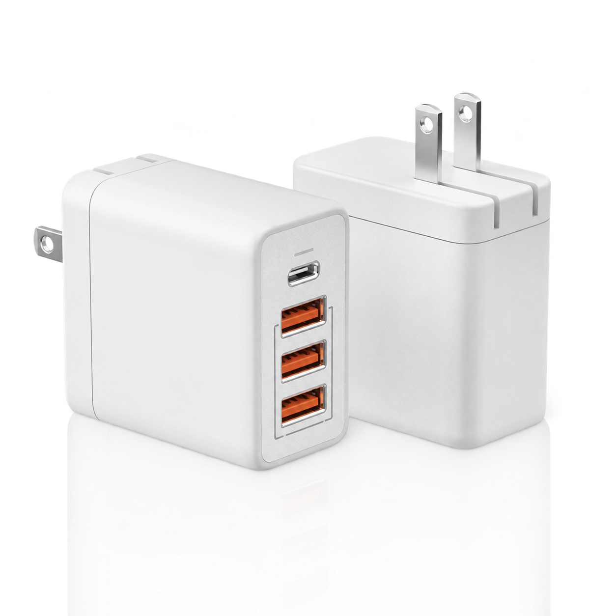 Cirtek 4-Port Foldable 35W Wall Charger - Tech & Onboarding Gift
