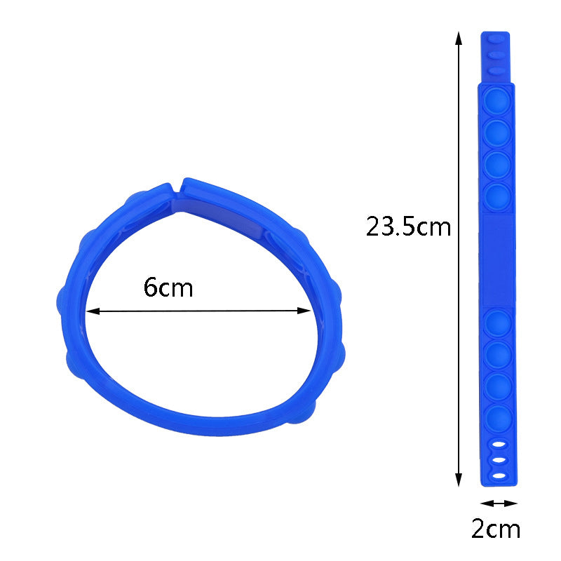 New Silicone Press Pop/Bubble Fidget Bracelet - Wellness Program Essential view 4