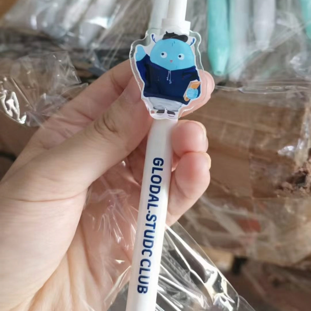 Custom PVC/Acrylic Patch Gel Pen - Branded Office & Event Essential view 4