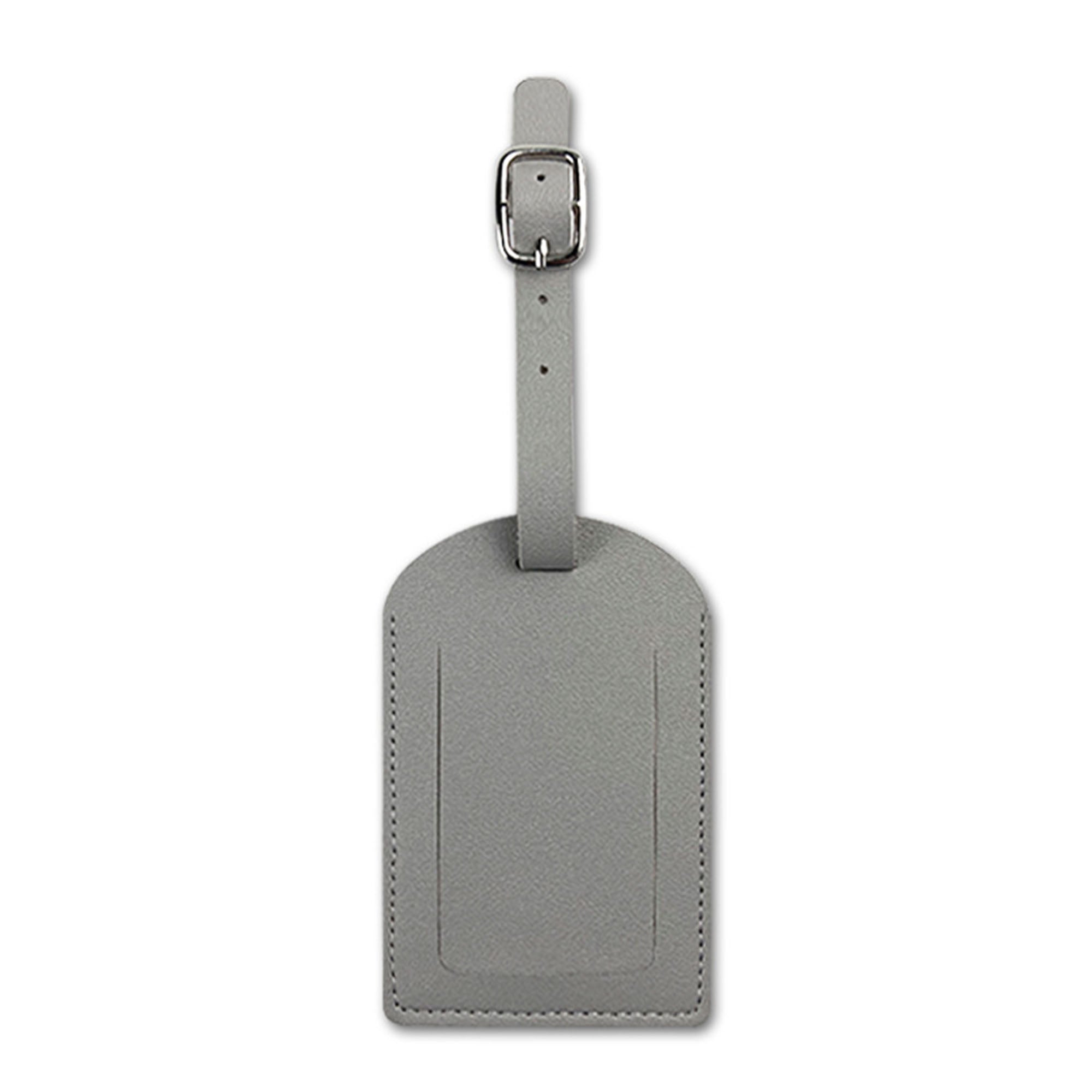 Debossed PU Leather Luggage Bag Tags view 5