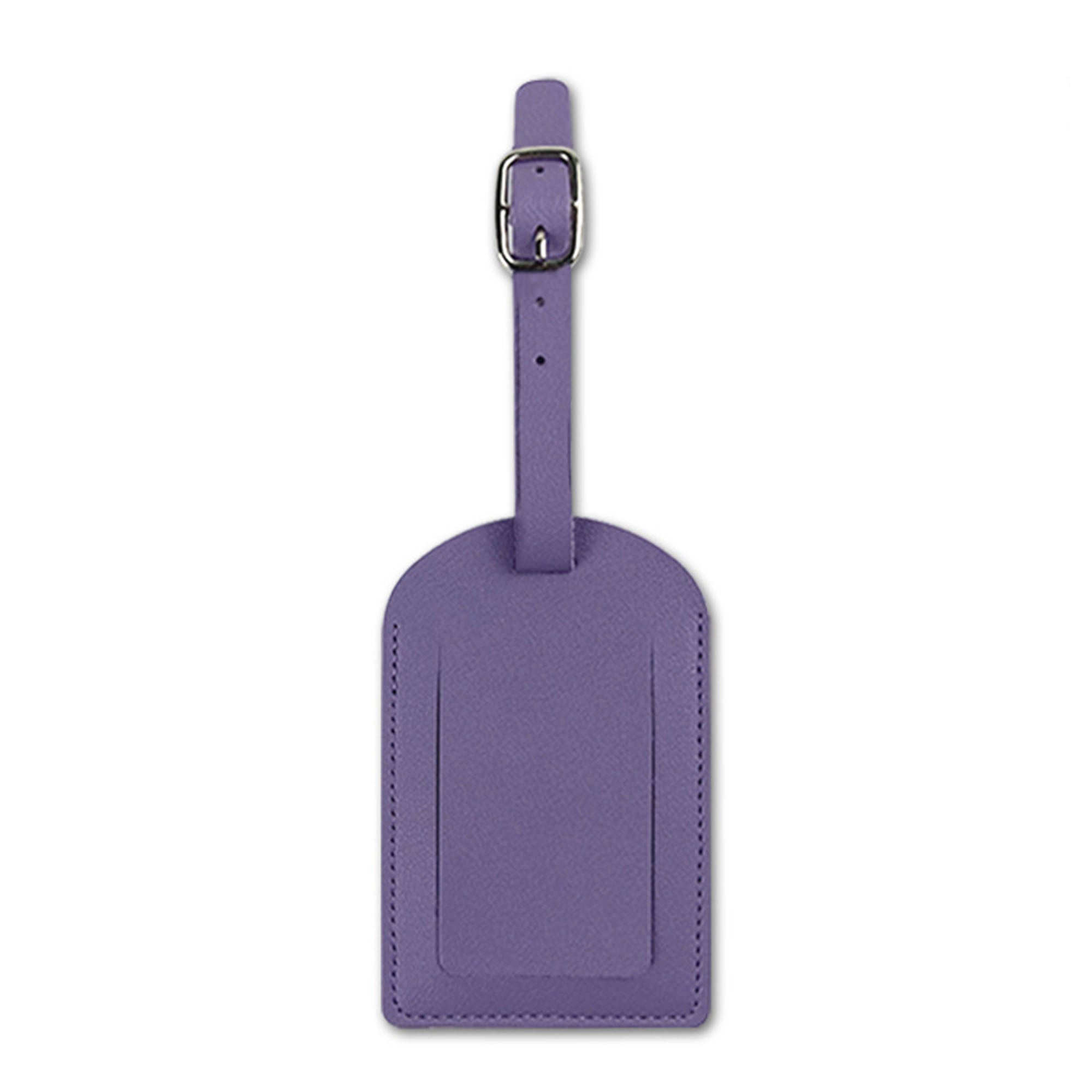 Debossed PU Leather Luggage Bag Tags view 9