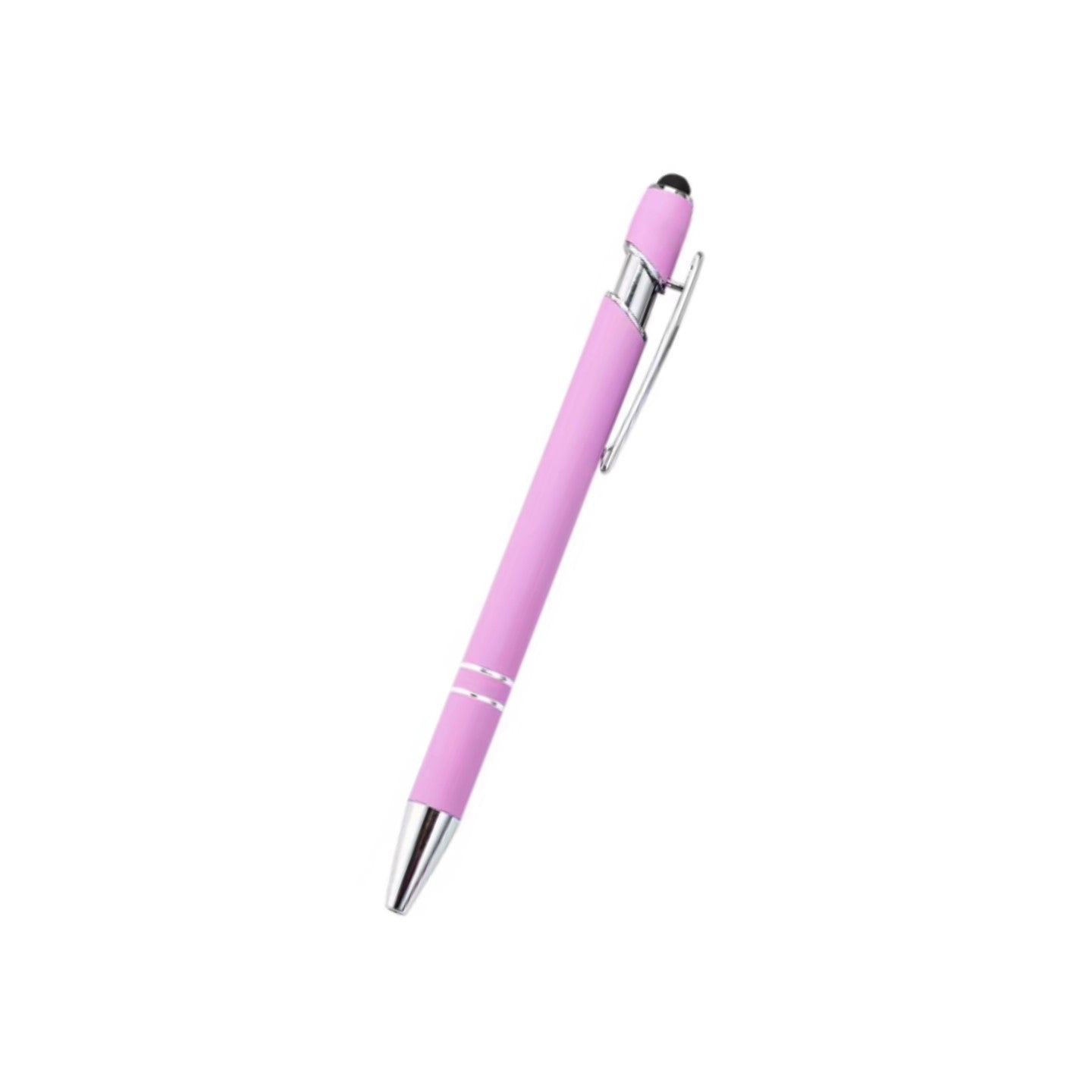 Soft Touch Aluminum Incline Stylus Pen - Branded Office & Event Essential view 12