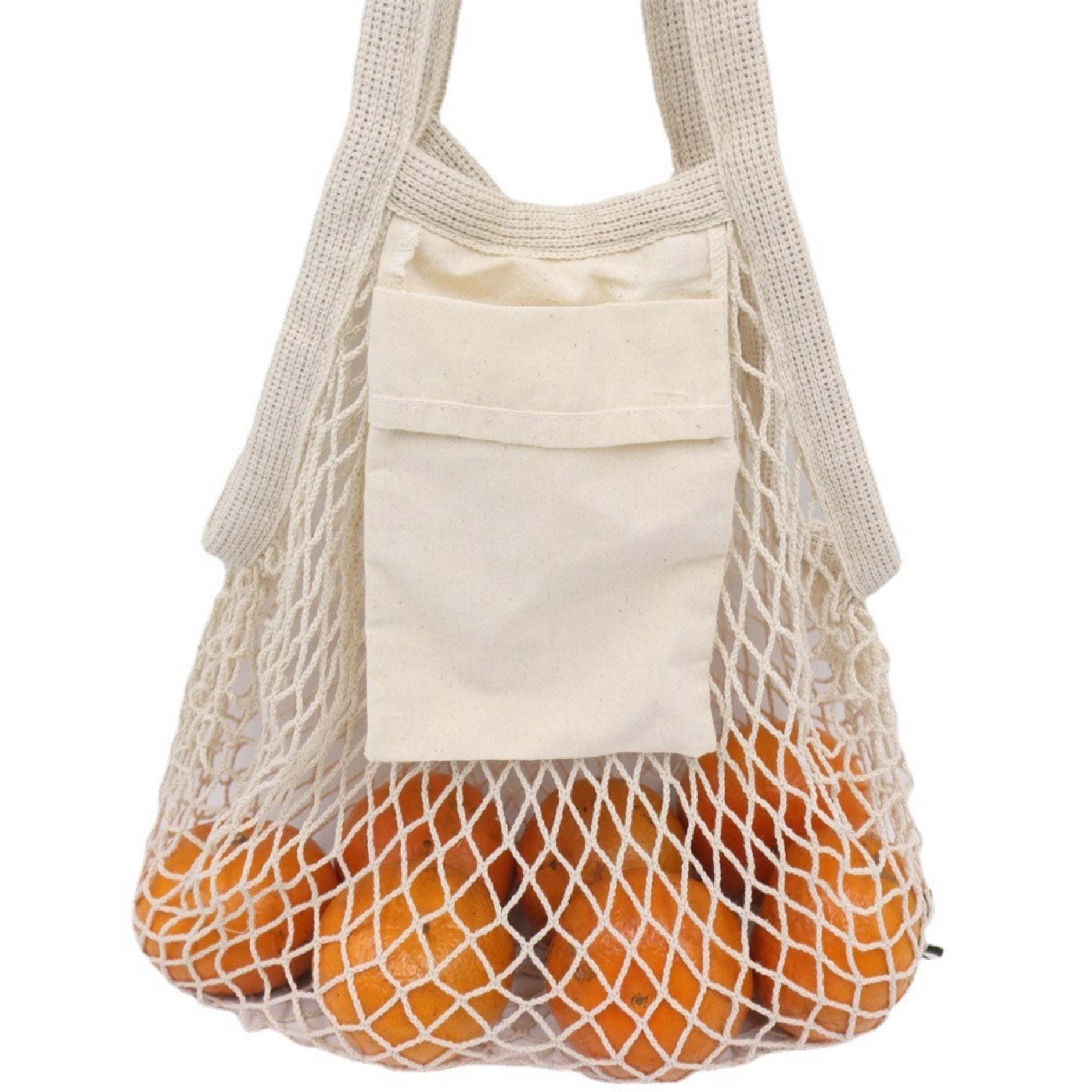 Collapsible Cotton Mesh Tote Bag - Sustainable Campaign Essential view 3