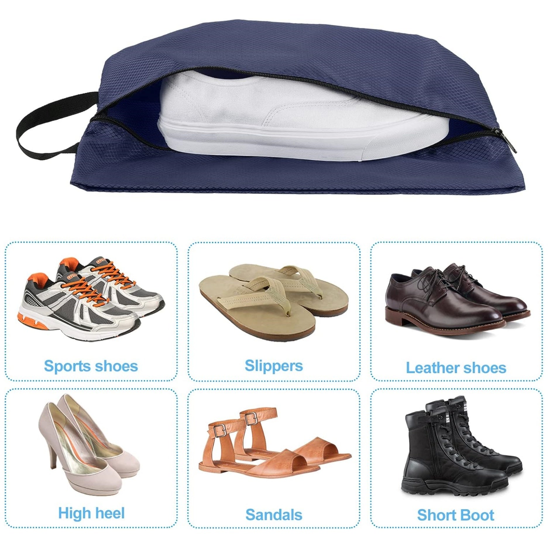 Large Foldable Shoe Bag view 3