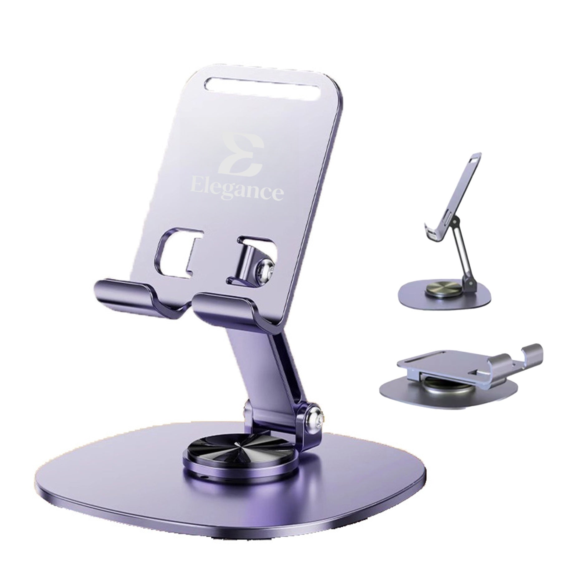 360 Degree Rotate Folding Adjustable Desktop Cell Phone Stand Holder - Tech & Onboarding Gift