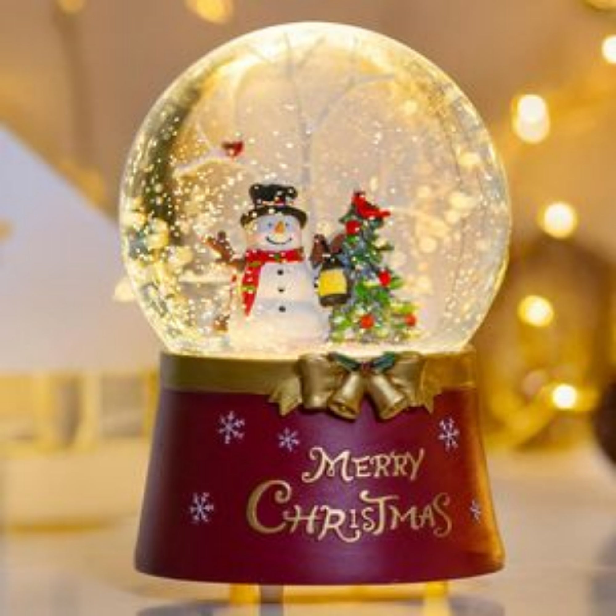Custom Christmas Snow Globe - Shipped By Sea - Seasonal Branded Gift