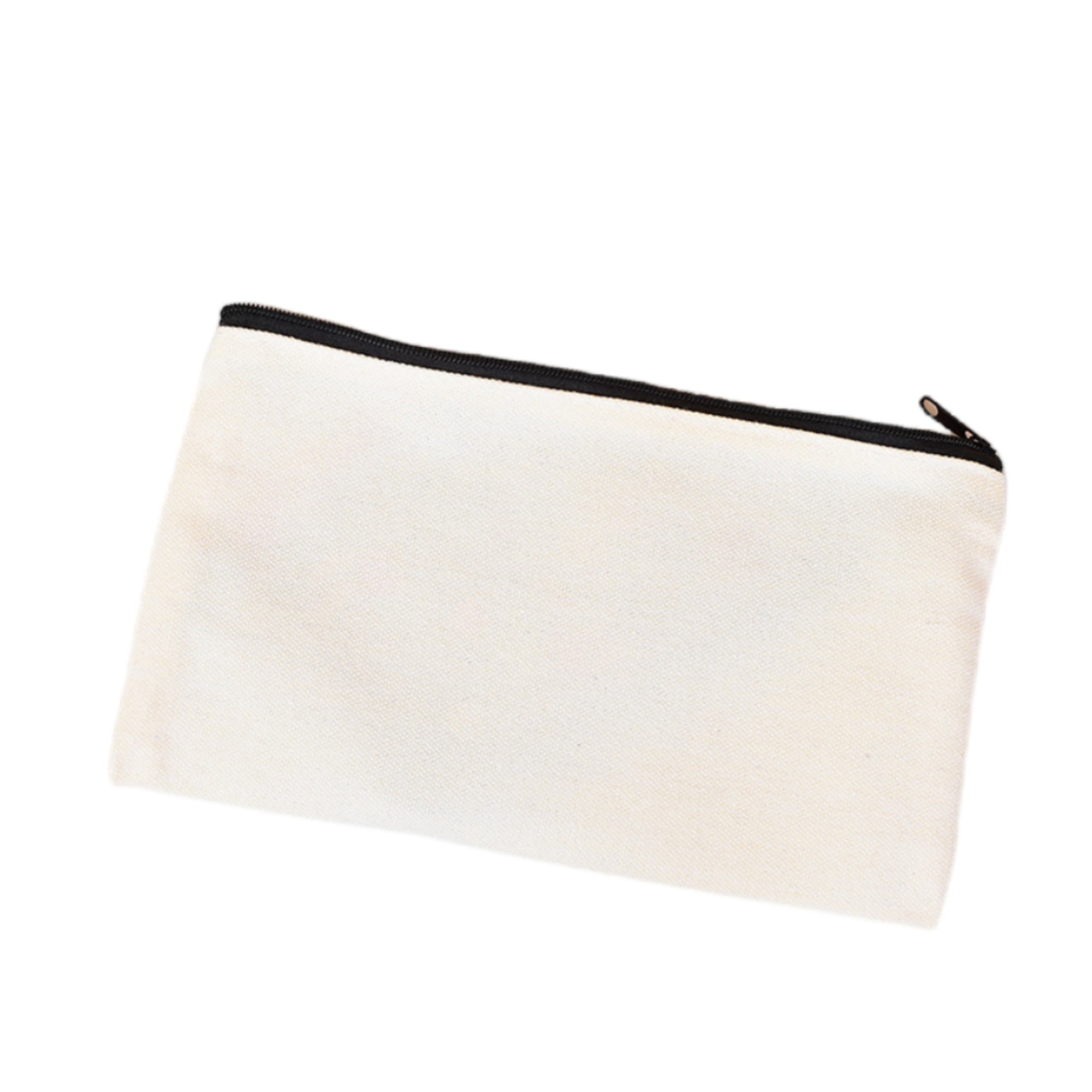 10 OZ Canvas Cosmetic Bag Pencil Pouch - OCEAN view 5
