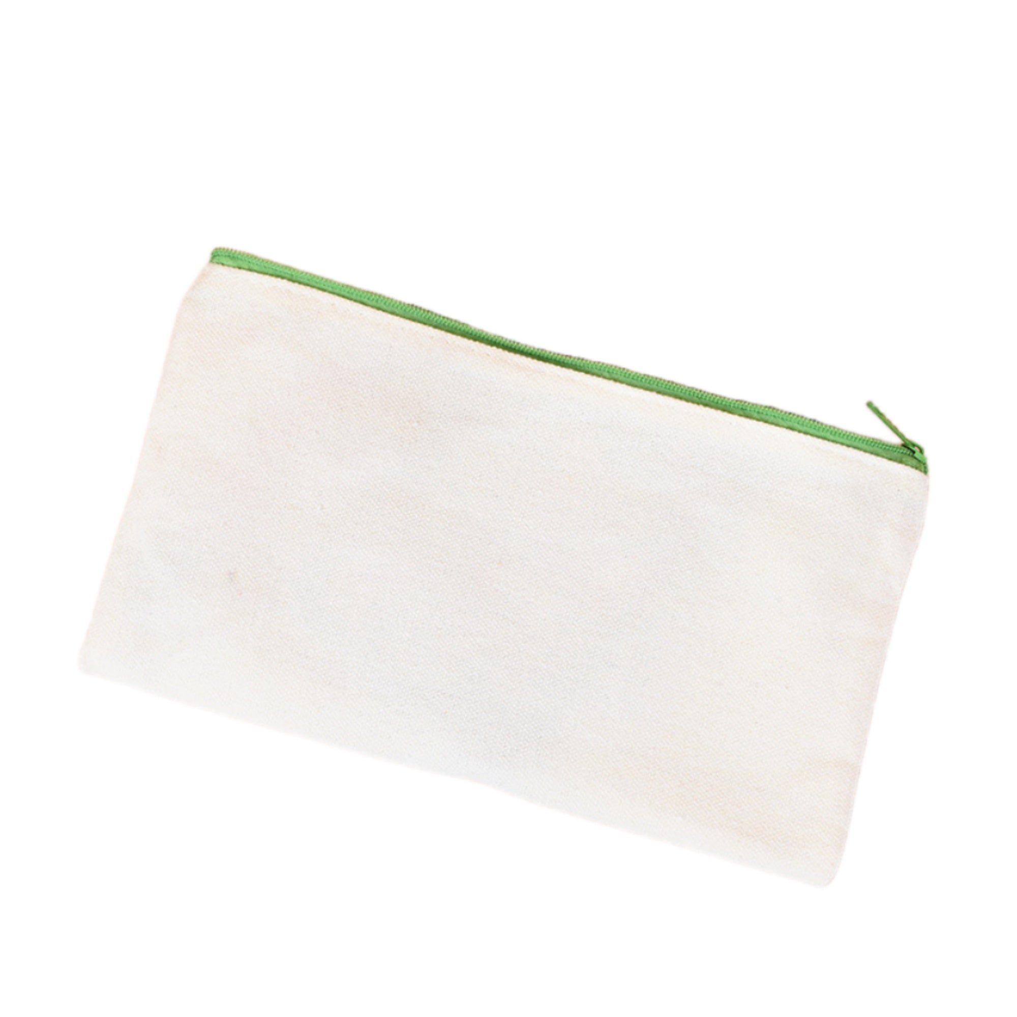 10 OZ Canvas Cosmetic Bag Pencil Pouch - OCEAN view 7
