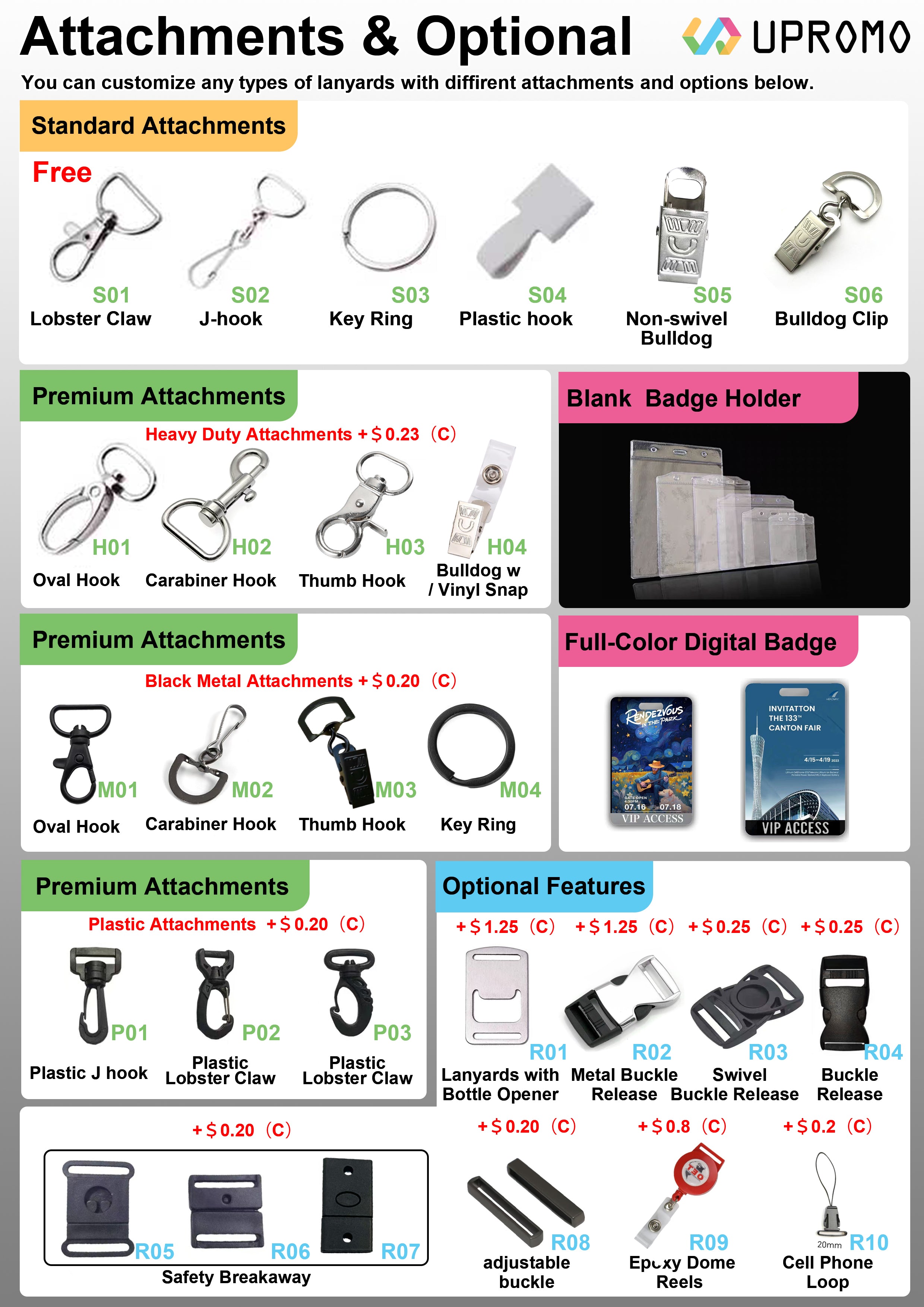 3/4" Full color Polyester Dye-sublimated Lanyard with Oval Hook/Buckle Release/ Safety Breakaway - High-Impact Branded Giveaway view 2