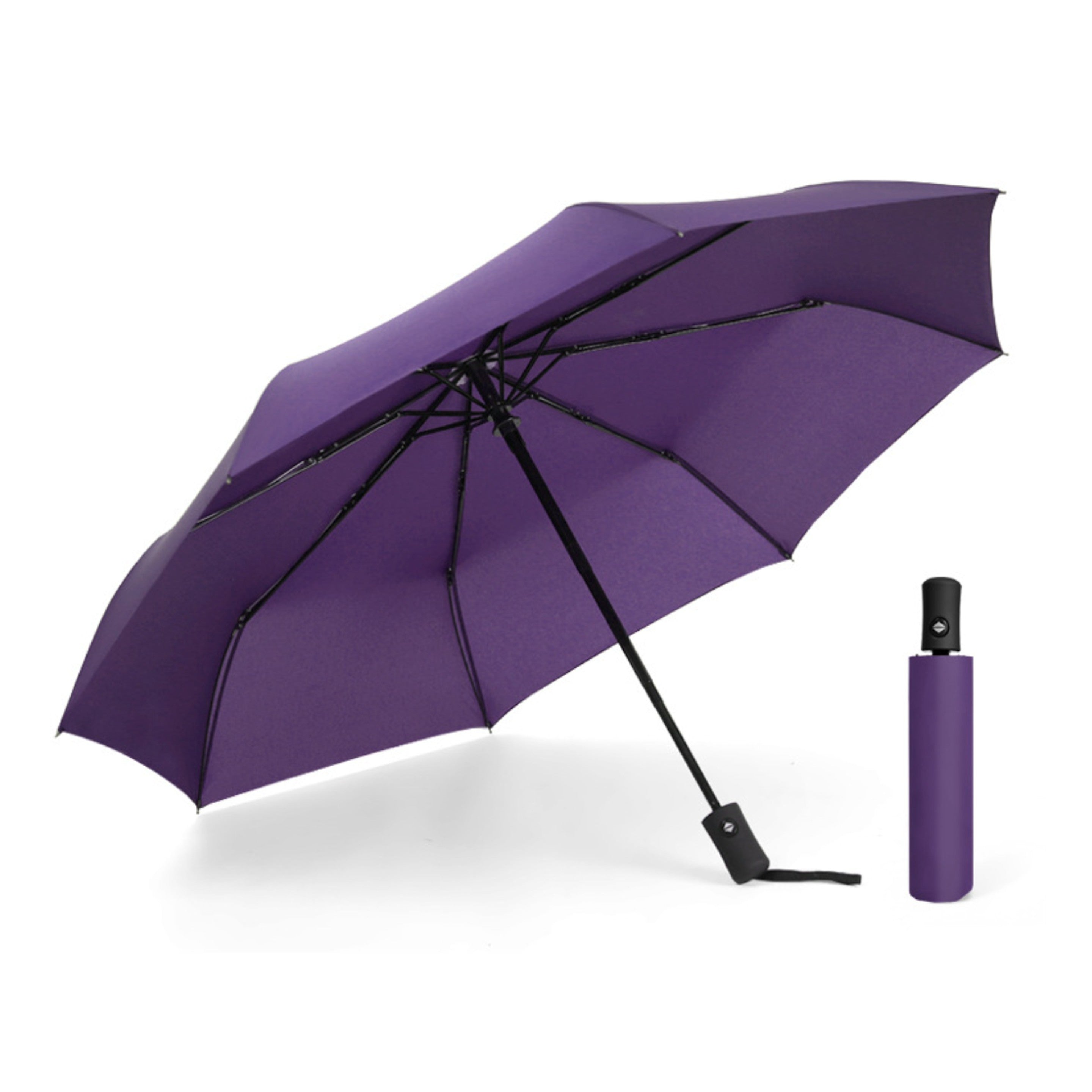 42" Arc Auto Open Folding Umbrella - Seasonal Branded Gift view 7