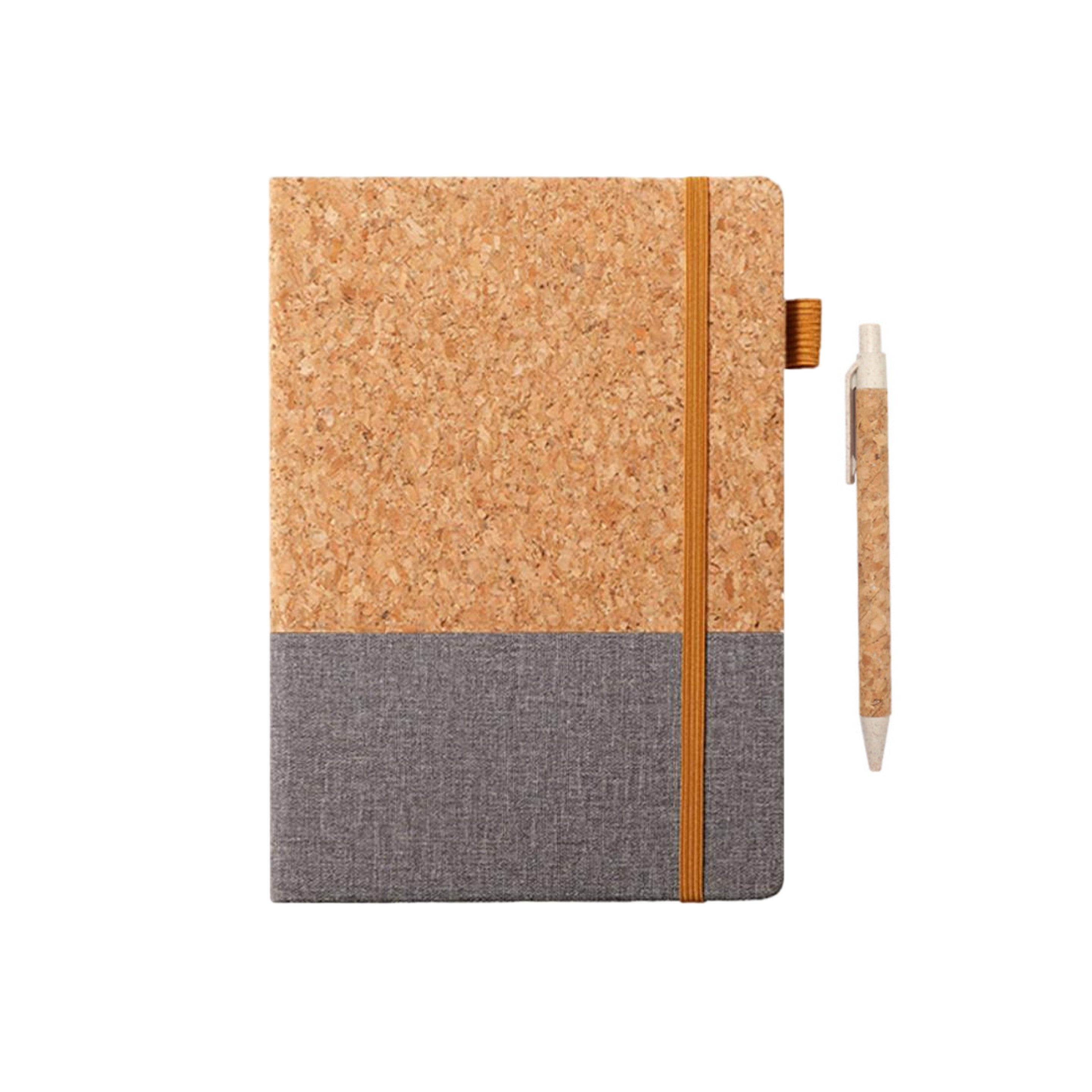 Cork Journal with Eco Pen - Ocean - Branded Office & Event Essential view 3